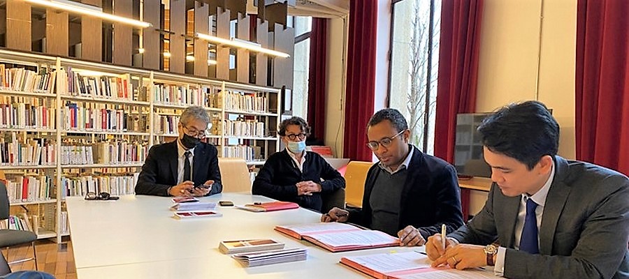 Signature d'un partenariat entre le C100 et le Musée de l’immigration C100 Musée de l'immigration